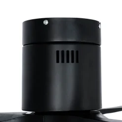 Smarter Deckenventilator schwarz 132cm inkl. LED Dimmbar mit Fernbedienung - Sofia