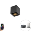 Smarter Designspot schwarz inkl. WiFi GU10 - Qubo Honey