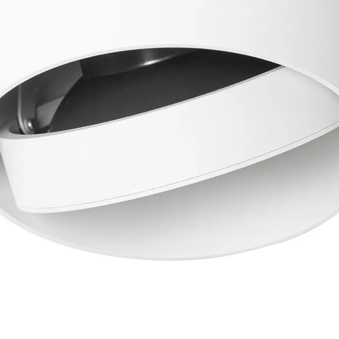 Smarter, dreh- und neigbarer Aufbaustrahler weiß inkl. Wifi GU10 111mm - Impact