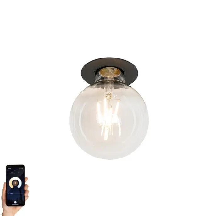 Smarter Einbauspot schwarz inkl. WiFi G95 Lichtquelle - Insight