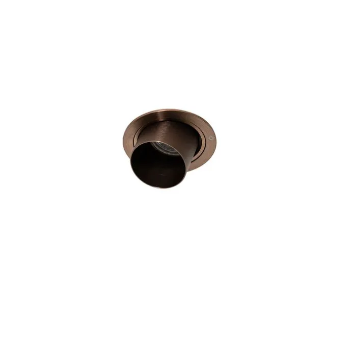 Smarter Einbaustrahler Dunkelbronze Rund Kippbar Inkl. Wifi GU10 50mm - Installa