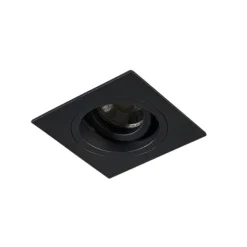 Smarter Einbaustrahler schwarz quadratisch inkl. Wifi GU10 - Chuck