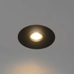 Smarter Einbaustrahler schwarz inkl. Wifi GU10 50mm - Buco