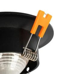 Smarter Einbaustrahler schwarz inkl. Wifi GU10 50mm - Gijs