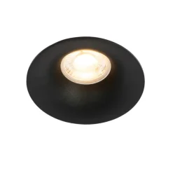 Smarter Einbaustrahler schwarz inkl. Wifi GU10 50mm - Gijs