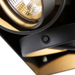 Smarter Einbaustrahler Schwarz Trimless 2-Licht inkl. 2 Wifi GU10 111mm - Oneon