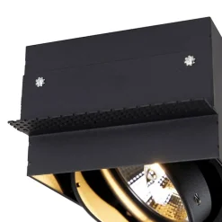 Smarter Einbaustrahler Schwarz Trimless 2-Licht inkl. 2 Wifi GU10 111mm - Oneon