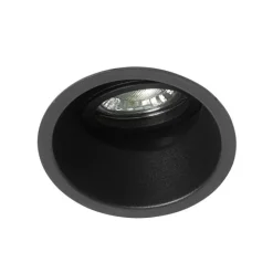 Smarter Einbaustrahler schwarz verstellbar inkl. WLAN GU10 - Legierung