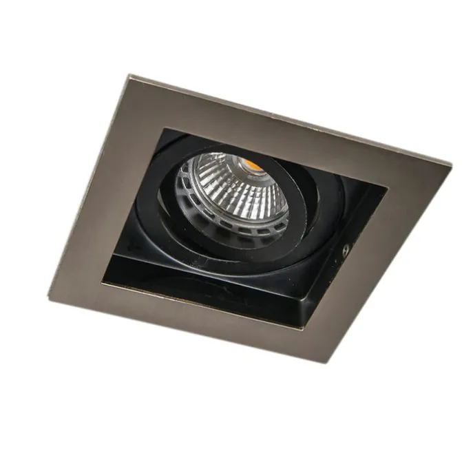 Smarter Einbaustrahler Stahl inkl. Wifi GU10 Lichtquelle - Carree