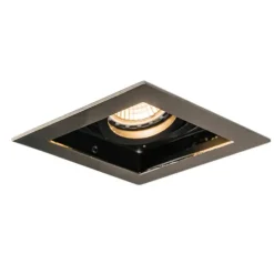 Smarter Einbaustrahler Stahl inkl. Wifi GU10 Lichtquelle - Carree