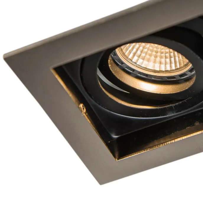 Smarter Einbaustrahler Stahl inkl. Wifi GU10 Lichtquelle - Carree