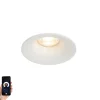 Smarter Einbaustrahler Weiß inkl. Wifi GU10 50mm - Gijs