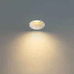 Smarter Einbaustrahler Weiß IP44 inkl. Wifi GU10 70mm - Dept