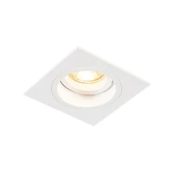 Smarter Einbaustrahler weiss quadratisch inkl. WiFi GU10 - Chuck