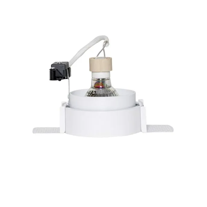 Smarter Einbaustrahler Weiß Rund Trimless inkl. Wifi GU10 50mm - Oneon