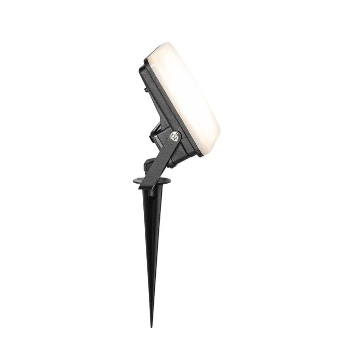 Smarter Heizkörper schwarz 12,8 cm inkl. LED IP65 mit Erdungsstift - Ruud