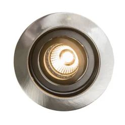 Smarter moderner Einbaustrahler Stahl mit schwarz inkl. Wifi GU10 - Rondoo