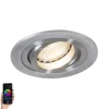 Smarter moderner Einbaustrahler Stahl inkl. Wifi GU10 Lichtquelle - Rondoo