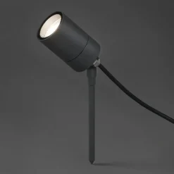 Smarter moderner Spike-Spot anthrazit IP44 inkl. WiFi GU10 - Solo