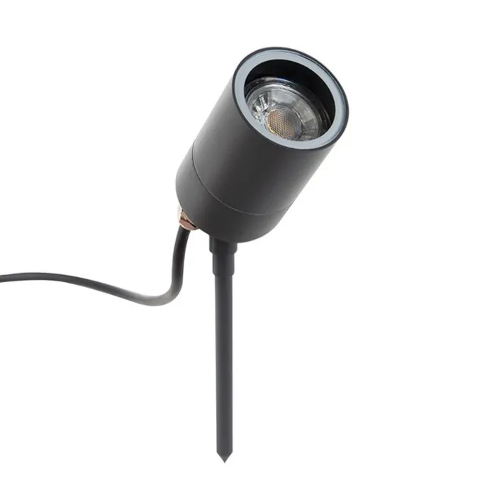 Smarter moderner Spike-Spot anthrazit IP44 inkl. WiFi GU10 - Solo