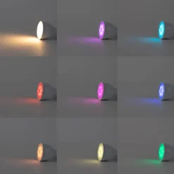 Smarter moderner Spike-Spot anthrazit IP44 inkl. WiFi GU10 - Solo