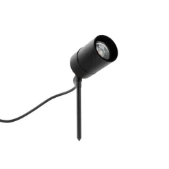 Smarter moderner Spike-Spot schwarz IP44 inkl. WiFi GU10 - Solo