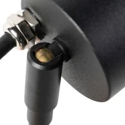 Smarter moderner Spike-Spot schwarz IP44 inkl. WiFi GU10 - Solo