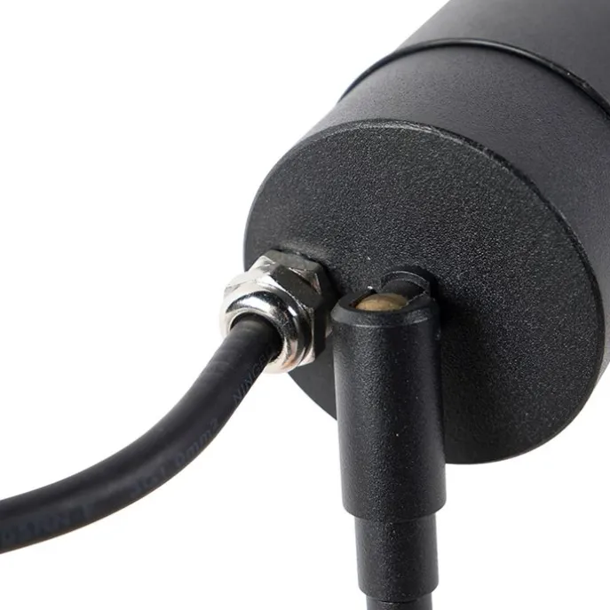 Smarter moderner Spike-Spot schwarz IP44 inkl. WiFi GU10 - Solo