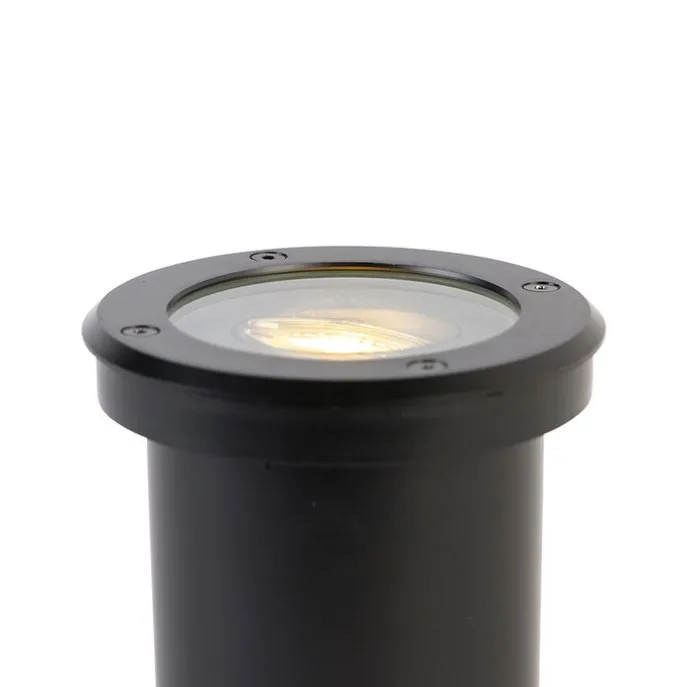 Smarter Outdoor Bodenstrahler schwarz verstellbar inkl. Wifi GU10 - Delux