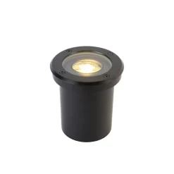 Smarter Outdoor Bodenstrahler schwarz verstellbar inkl. Wifi GU10 - Delux