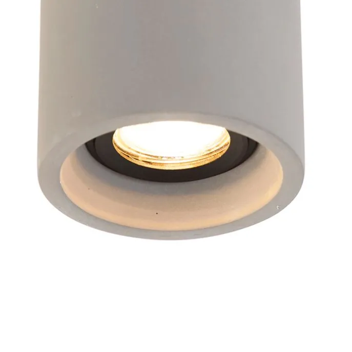 Smarter runder Deckenspot Beton inkl. Wifi GU10 - Deep