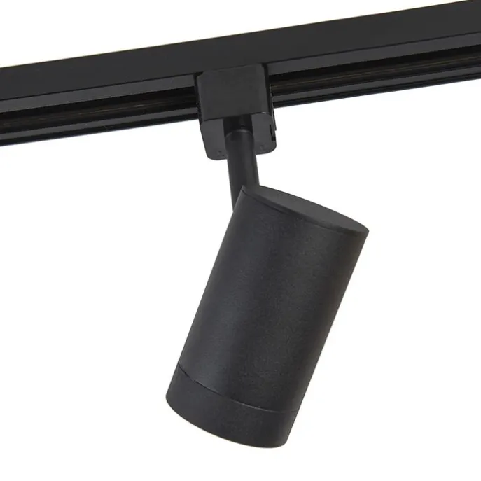 Smarter Schienenstrahler schwarz 1-phasig inkl. Wifi GU10 - Iconic Jeana