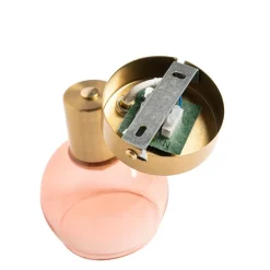 Smarter Strahler Gold mit rosa Glas inkl. WiFi P45 - Vidro