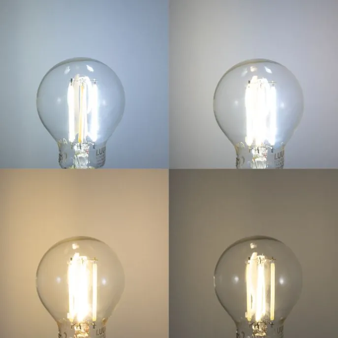 Smarter Strahler Gold mit rosa Glas inkl. WiFi P45 - Vidro