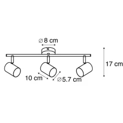 Smarter Strahler weiß neigbar inkl. Wifi GU10 - Jeana 3