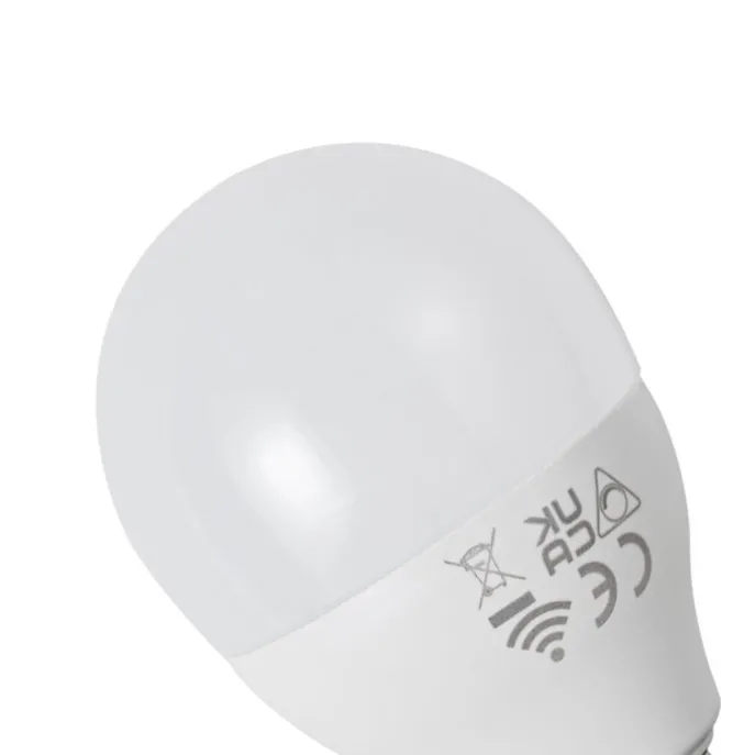 Smartes E14 LED-Leuchtmittel G45 Opal RGBW 4,9W 470lm 2700-6500K