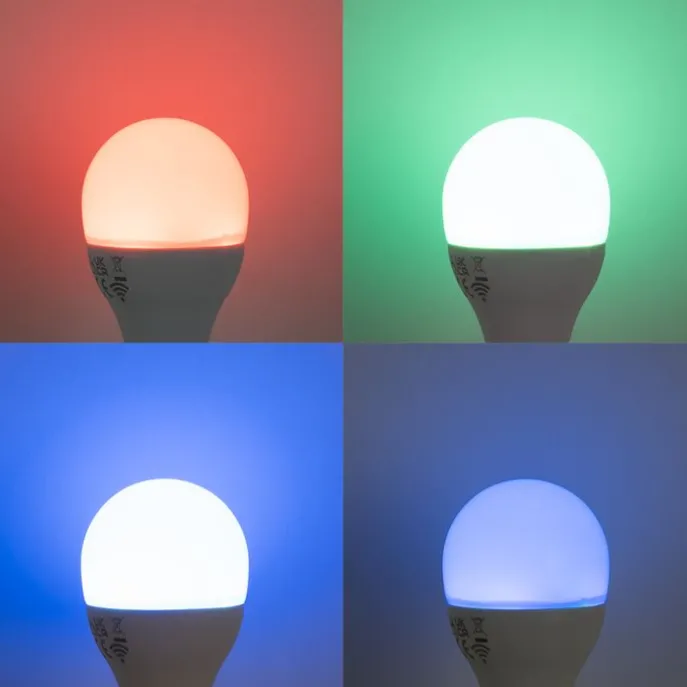 Smartes E14 LED-Leuchtmittel G45 Opal RGBW 4,9W 470lm 2700-6500K