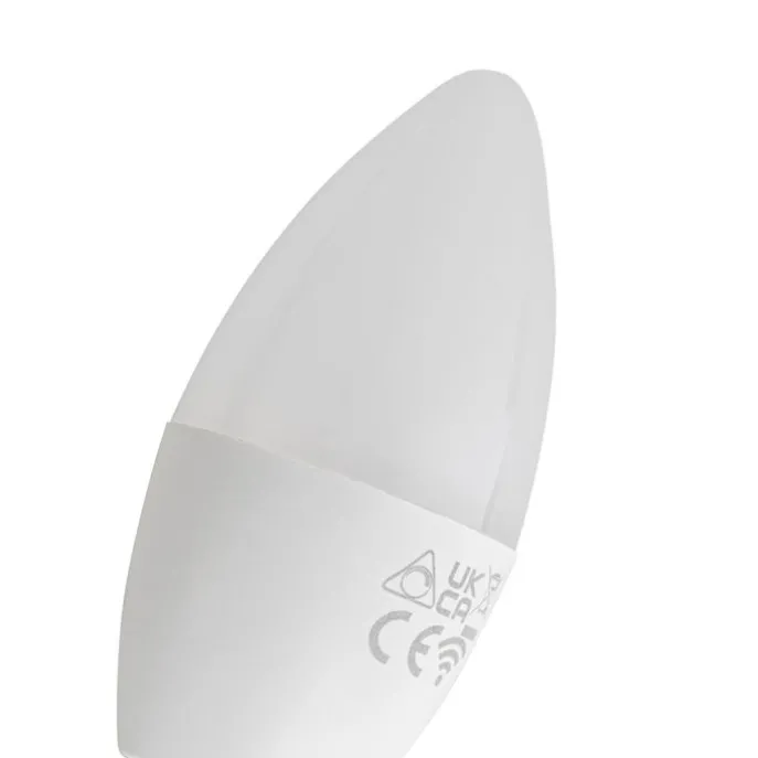 Smartes E14 LED-Leuchtmittel C37 Opal RGBW 4,9W 470lm 2700-6500K