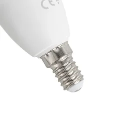 Smartes E14 LED-Leuchtmittel C37 Opal RGBW 4,9W 470lm 2700-6500K