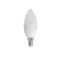 Smartes E14 LED-Leuchtmittel C37 Opal RGBW 4,9W 470lm 2700-6500K