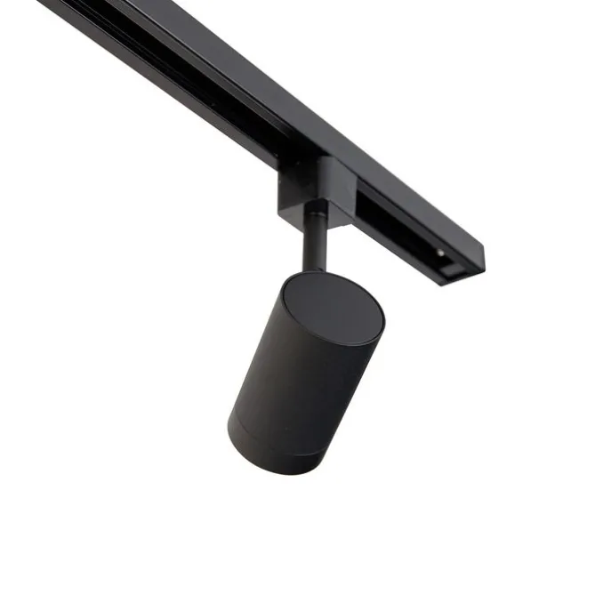 Smartes 1-phasiges Schienensystem mit 4 WiFi GU10 Spots Schwarz - Iconic Jeana