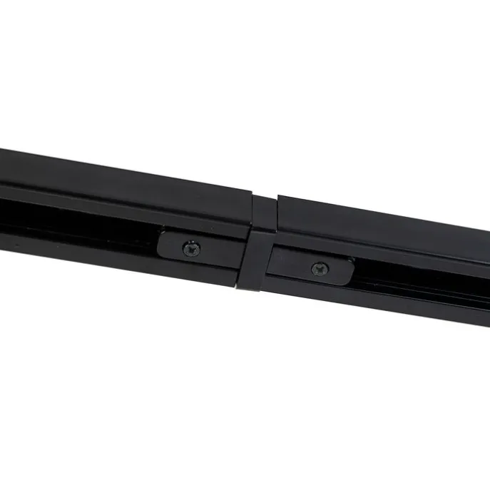 Smartes 1-phasiges Schienensystem mit 4 WiFi GU10 Spots Schwarz - Iconic Jeana