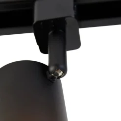 Smartes 1-phasiges Schienensystem mit 4 WiFi GU10 Spots Schwarz - Iconic Jeana