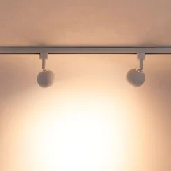 Smartes 1-phasiges Schienensystem inkl. 5 WLAN GU10 weiß - Iconic Gissi