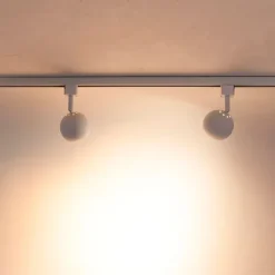 Smartes 1-phasiges Schienensystem inkl. 5 WLAN GU10 weiß - Iconic Gissi