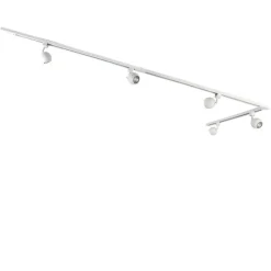 Smartes 1-phasiges Schienensystem inkl. 5 WLAN GU10 weiß - Iconic Gissi