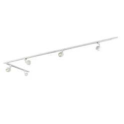 Smartes 1-phasiges Schienensystem inkl. 5 WLAN GU10 weiß - Iconic Gissi