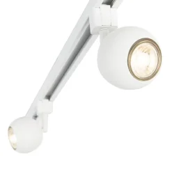 Smartes 1-phasiges Schienensystem inkl. 5 WLAN GU10 weiß - Iconic Gissi