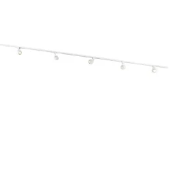 Smartes 1-phasiges Schienensystem inkl. 5 WLAN GU10 weiß - Iconic Gissi