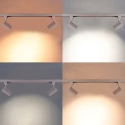 Smartes 1-phasiges Schienensystem inkl. 5 WLAN GU10 weiß - Iconic Gissi